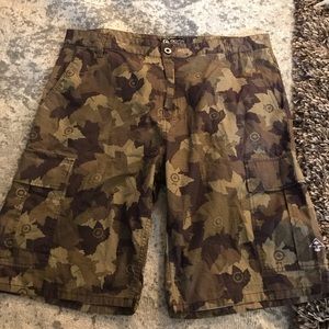LRG Classic C47 Fit Mens Camo Cargo Shorts Cotton